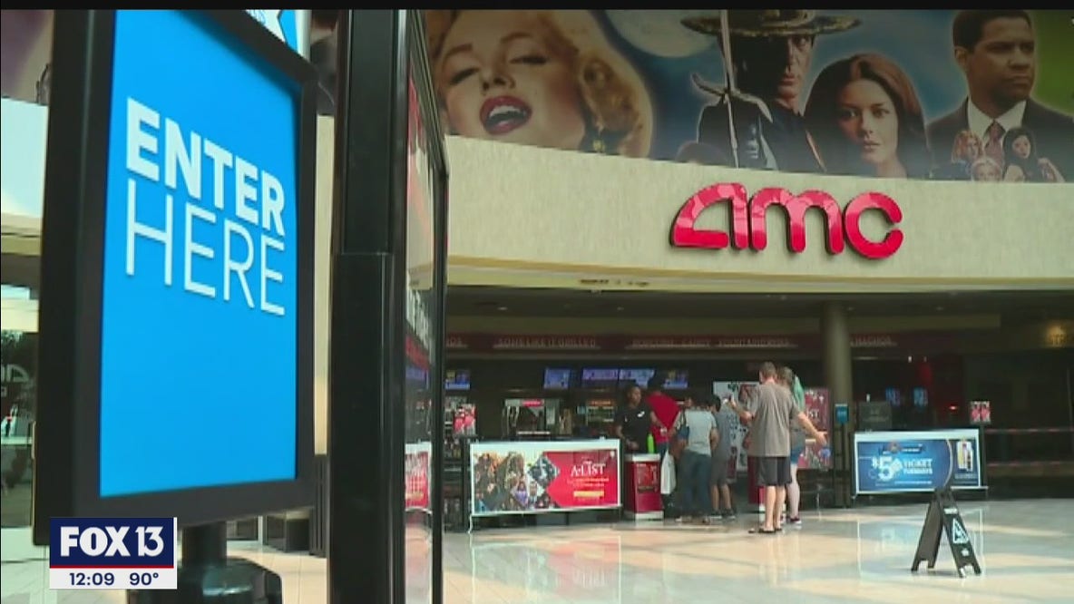 AMC movie theaters reopen
